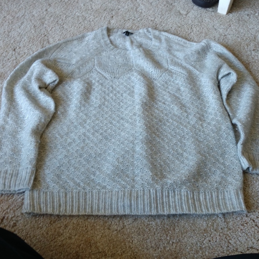 EUC. Silver Sweater
